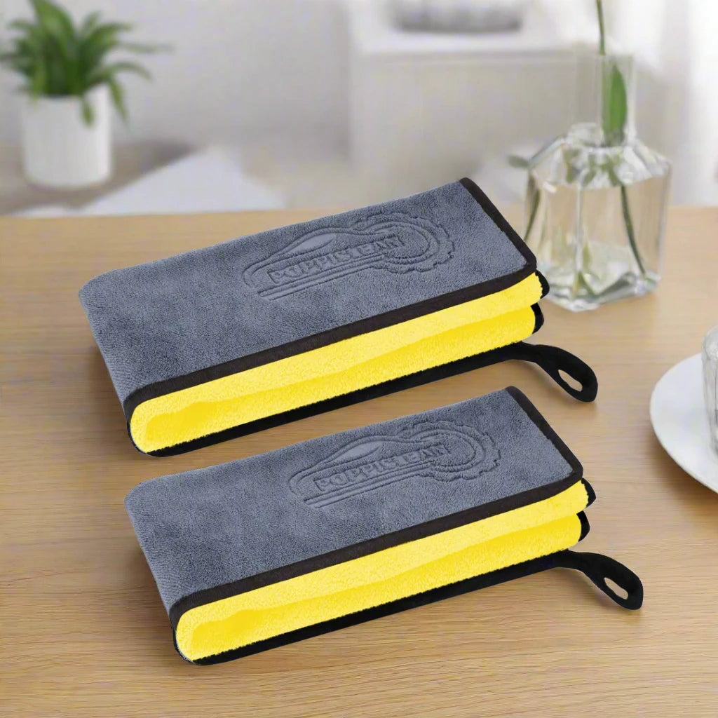 Extra Large Microfiber Towel With Suede Edging