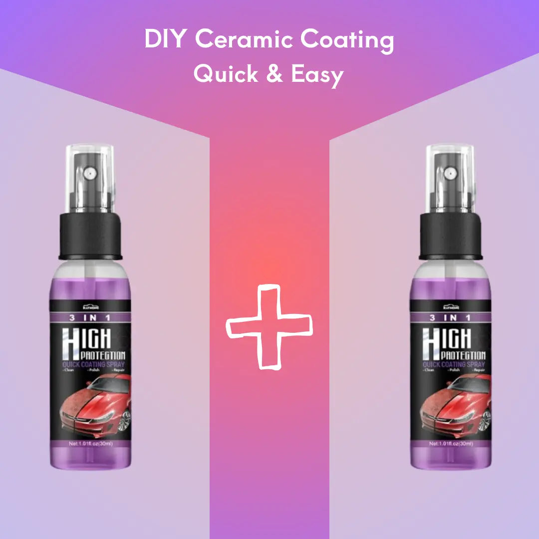 3 in 1 High Protection DIY Car Ceramic Coating Spray