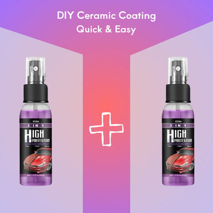 3 in 1 High Protection DIY Car Ceramic Coating Spray