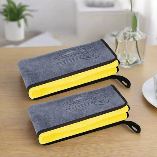 Extra Large Microfiber Towel With Suede Edging